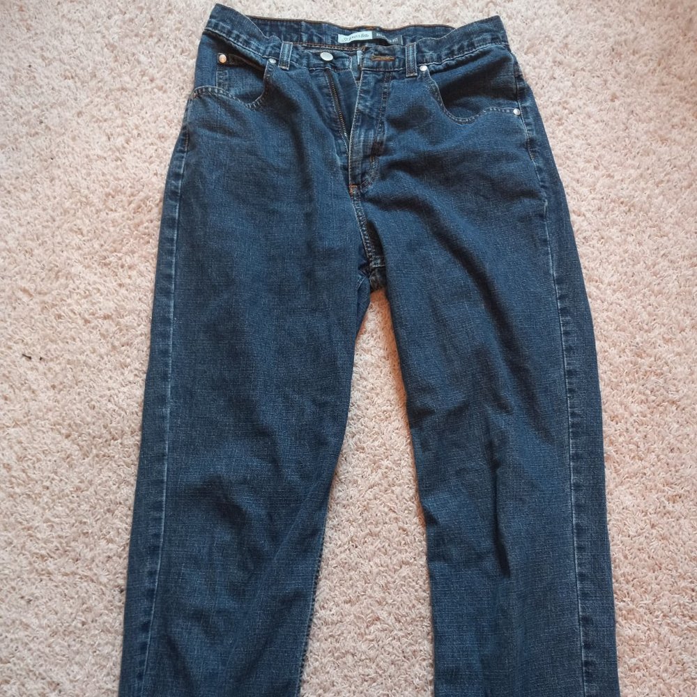 St. John's Bay women's relaxed fit jeans size 8